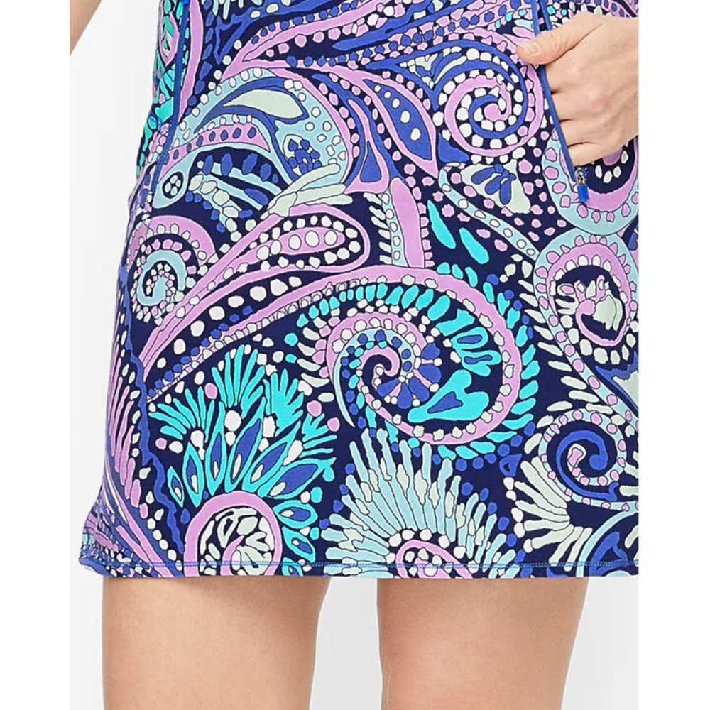 Talbots Women’s XL Everyday Yoga Skort - Confetti Paisley NWOT